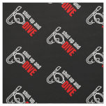 Shut up and dive fabric