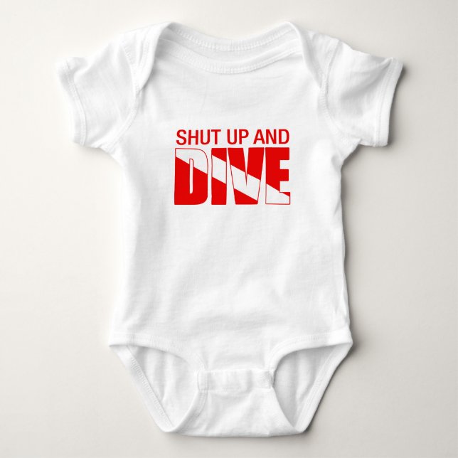 Shut Up And Dive T-Shirt (Front)