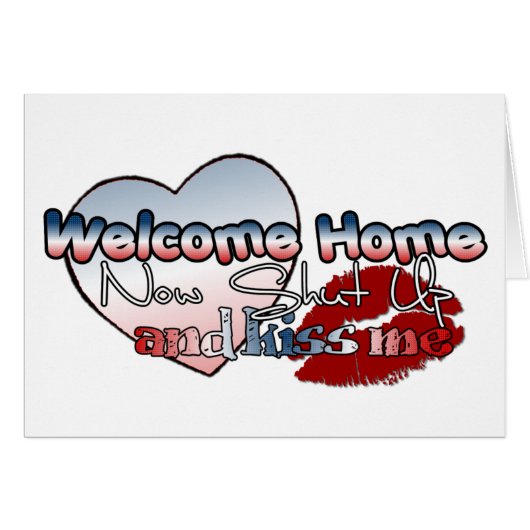 Shut up and kiss me cards (Front Horizontal)