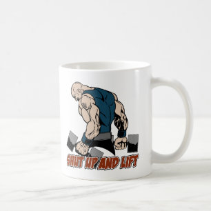 Shut Up and Lift Weightlifter Coffee Mug