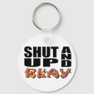 SHUT UP AND PLAY (Golf) Keychain