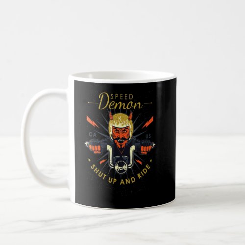 Shut Up And Ride  Bobber Motorcycles Motorcycle Ch Coffee Mug