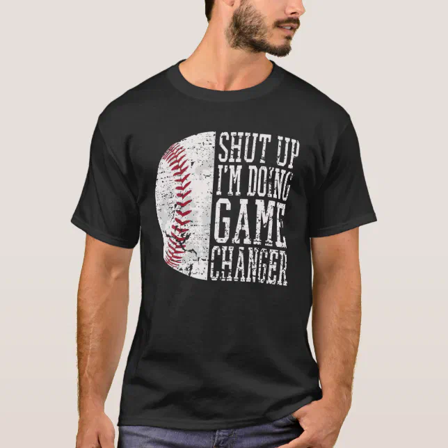 This Is My Baseball Dad Voice Funny Baseball Dad T-Shirt