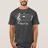 Shut Up Sound Music Note