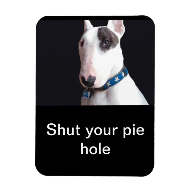 Shut Your Pie Hole Refrigerator Magnet Zazzle