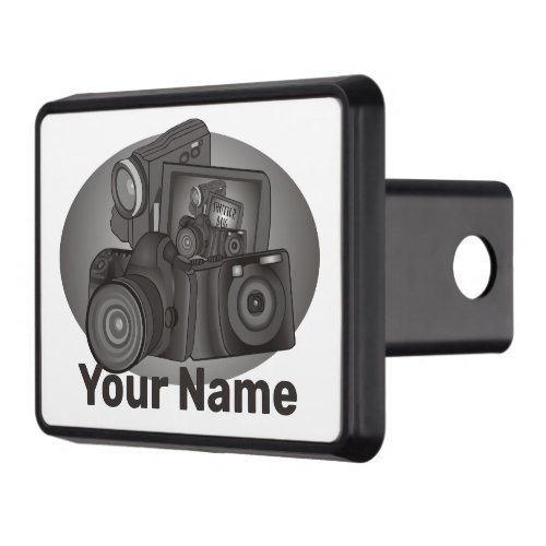 Shutterbug Cameras Personalized  Photographer Hitch Cover