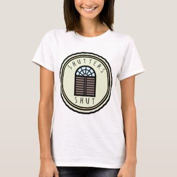 Shutters Hi Res T-shirt by McMansionHell at Zazzle