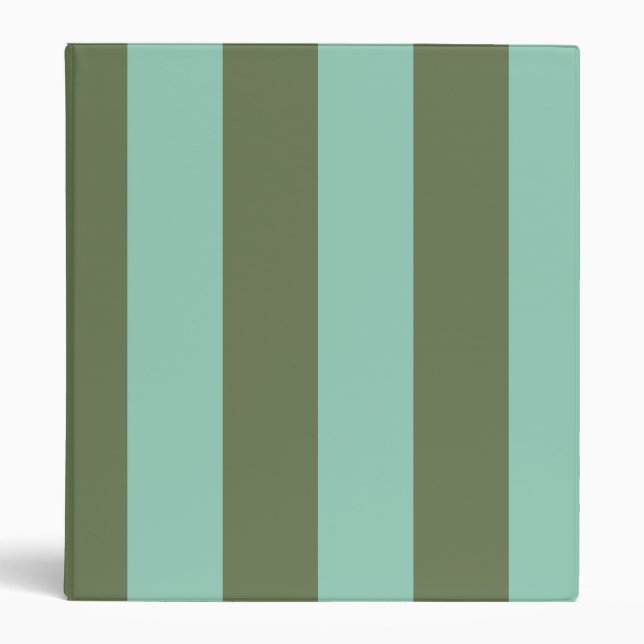 Shutters & Pear Stripe Pattern 3 Ring Binder (Front)