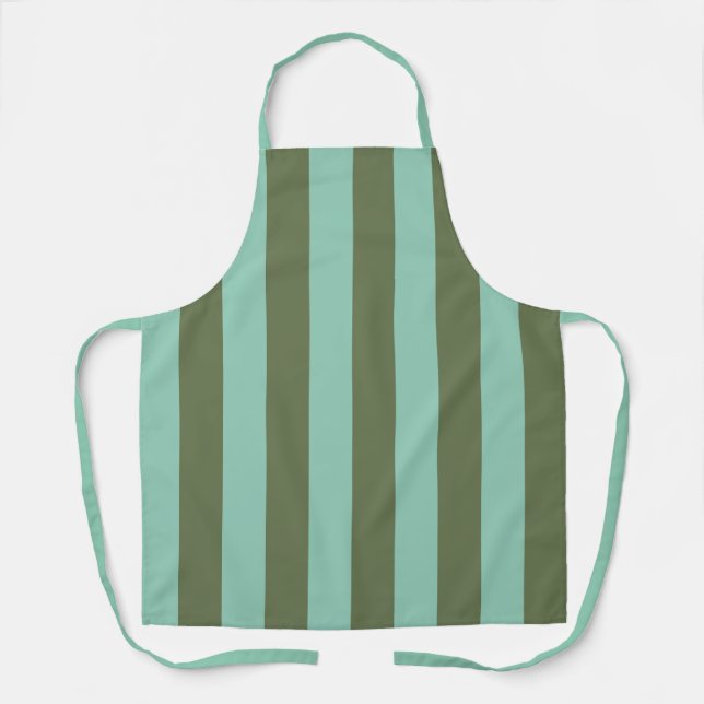 Shutters & Pear Stripe Pattern Apron (Front)