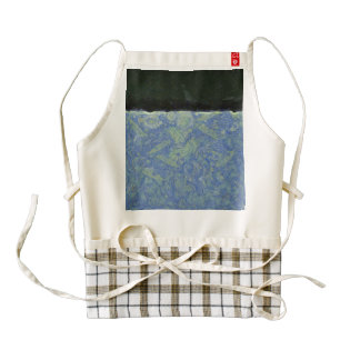 Shutting down the storm zazzle HEART apron