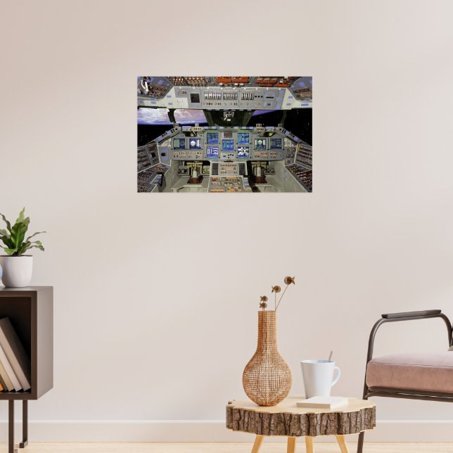Shuttle cockpit poster (Living Room 3)