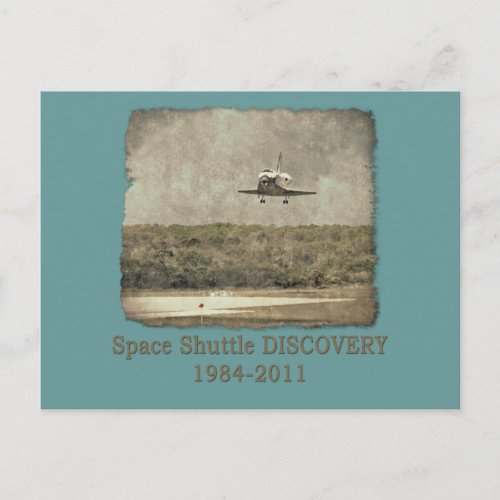 Shuttle DISCOVERY Final Landing Postcard