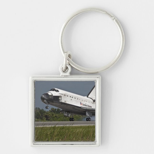 Shuttle Endeavour landing Kennedy Space Center Keychain (Front)