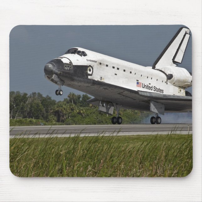 Shuttle Endeavour landing Kennedy Space Center Mouse Pad (Front)