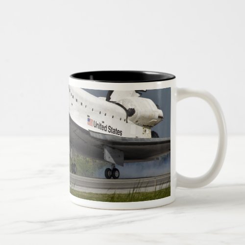 Shuttle Endeavour landing Kennedy Space Center Two_Tone Coffee Mug