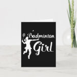 Shuttle Girls - Badminton Girl  Card