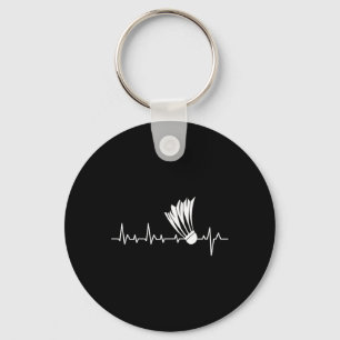 Shuttle Heartbeat - Badminton Player Sports Lover Keychain