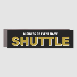 Shuttle ID for business or event transport cars Car Magnet