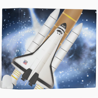Shuttle launch! 3 ring binder