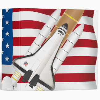 Shuttle launch! 3 ring binder
