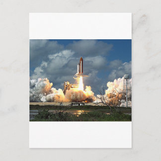 shuttle launch postcard