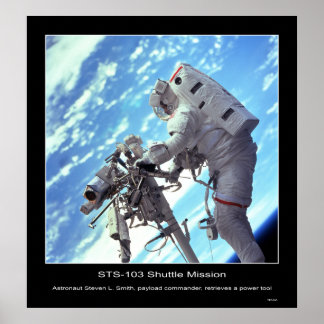 Shuttle-sts103_701_047 Poster