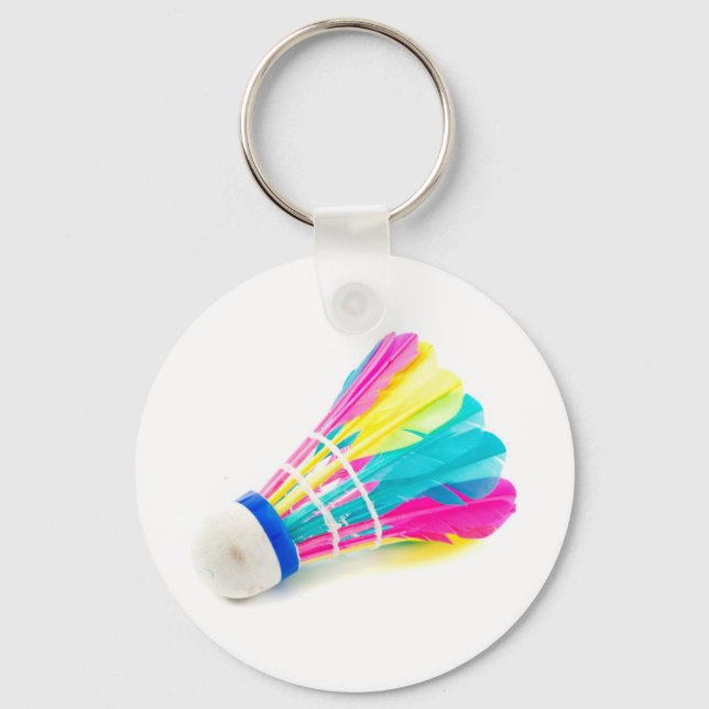 Shuttlecock Keychain (Front)
