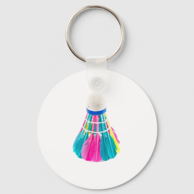 Shuttlecock Keychain (Front)