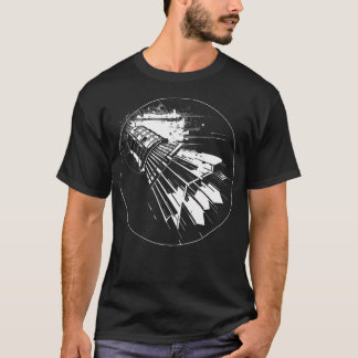 Shuttlecock Sketch Featherball T-Shirt