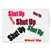 shutup (Front Horizontal)