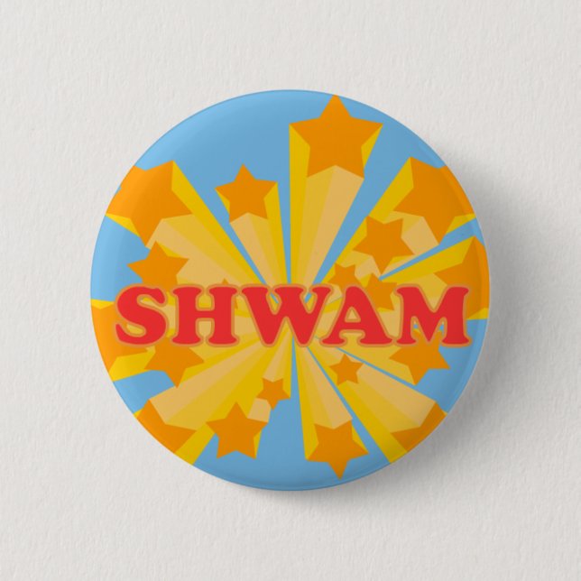 shwam pinback button (Front)