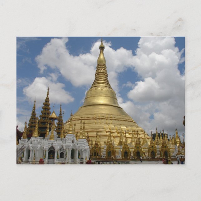 Shwe Dagon Pagoda Postcard (Front)