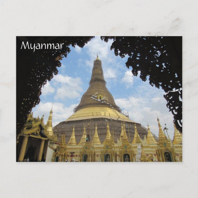 shwedagon arch myanmar postcard (Front)