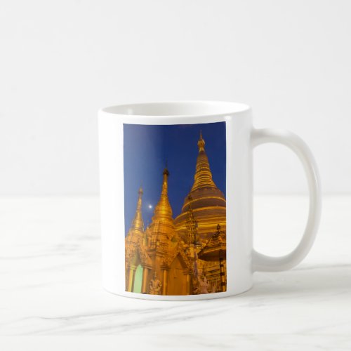 Shwedagon Pagoda at night Myanmar Coffee Mug