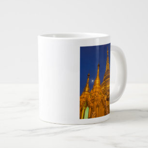 Shwedagon Pagoda at night, Myanmar Giant Coffee Mug