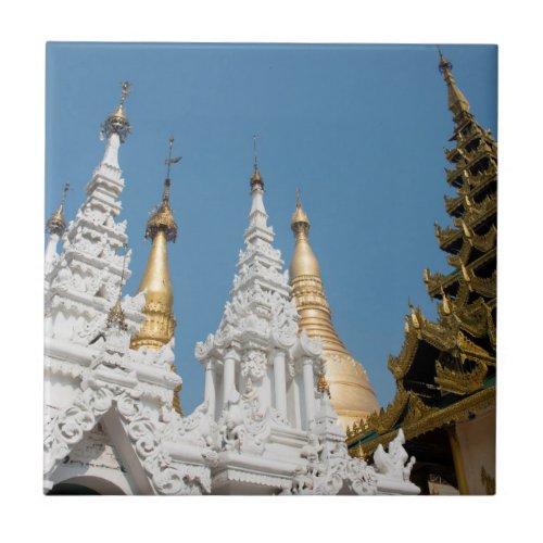 Shwedagon Pagoda Exterior Ceramic Tile