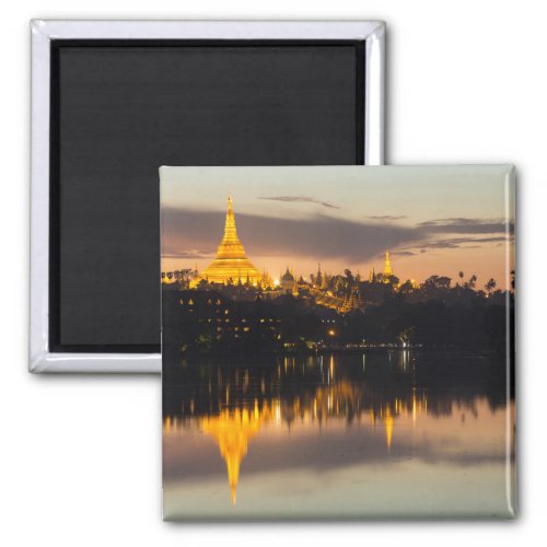 Shwedagon Pagoda Myanmar Yangon Magnet
