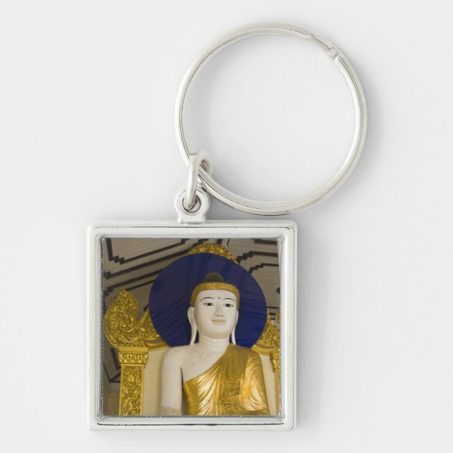 Shwedagon Pagoda (Paya), large temple site that 3 Keychain (Front)