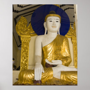 Shwedagon Pagoda (Paya), large temple site that 3 Poster