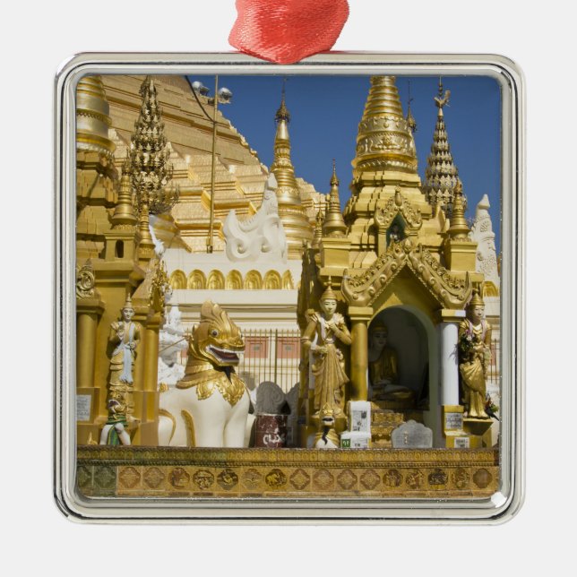 Shwedagon Pagoda (Paya), large temple site that Metal Ornament (Front)