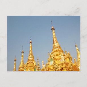 Shwedagon Pagoda, Yangon, Myanmar Postcard