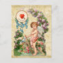Shy Cupid Valentine Postcard