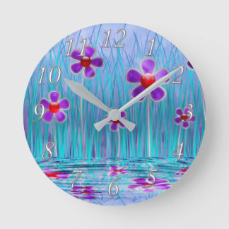 Shy Daisies Clock