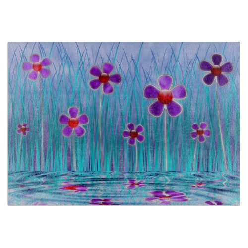 Shy Daisies Cutting Board