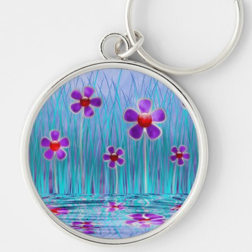 Shy Daisies Keychain