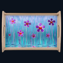 Shy Daisies Serving Tray