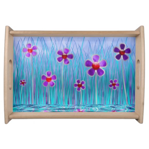 Shy Daisies Serving Tray