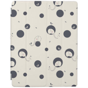 Shy Elephant Pattern iPad Smart Cover