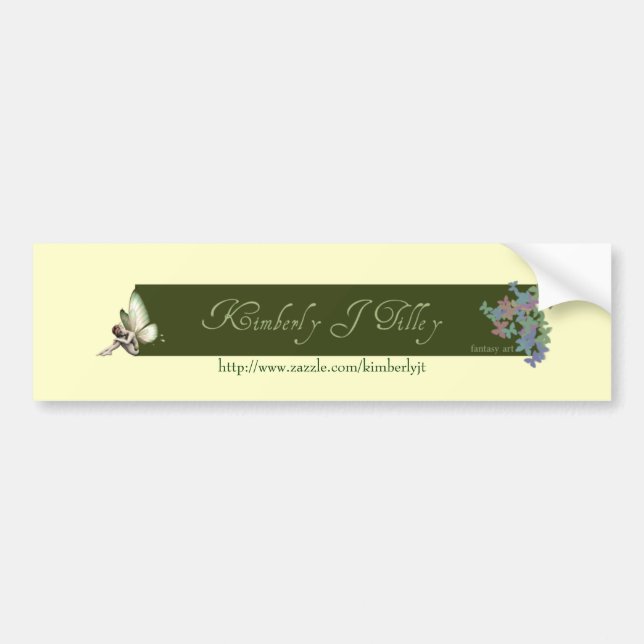 Shy Fairy Store Bumper Sticker (Front)