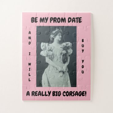 SHY GUY PROM FORMAL DANCE INVITATION VICTORIAN JIGSAW PUZZLE SHY GUY PROM FORMAL DANCE INVITATION VICTORIAN JIGSAW PUZZLE